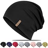 HAMUNI Mütze Damen Herren, Weich Dünne Slouch Beanie Mütze aus Baumwolle,...