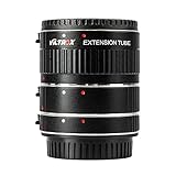 VILTROX® DG-C AF Autofokus Zwischenringe Makro Extension Tube Set 12 mm 20 mm...