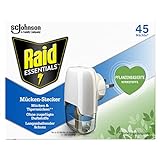 Raid Essentials Mücken-Stecker 45 Nächte, Elektrischer Insekten-Schutz vor...