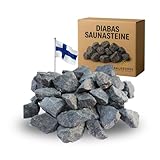 Doubleyou Geovlies & Baustoffe | Saunasteine Premium 5 kg | 50–80 mm DIABAS...