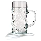 Stoelzle Deutscher Glasbierkrug, 1 Liter
