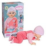 Baby Annabell Emily lauf mit Mir 43cm, Krabbel- und Lauflernpuppe mit...