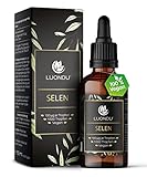 Luondu Selen Tropfen 200µg hochdosiert 50ml vegan & flüssig - 100 µg Selenium...