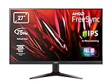 Acer Nitro VG270 Gaming Monitor 27 Zoll (69 cm Bildschirm) Full HD, 75Hz HDMI,...