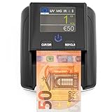 Banknotenprüfer & Geldzählmaschine Banknoten 2in1 - Einzeln einlegen -...