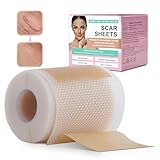 QaZanteiar Silikon-Narbenblätter (1,6' x 59' - 1,5M), 30 Stück Silicone Scar...
