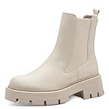 Tamaris Damen Chelsea Vegan; BEIGE, EU 40