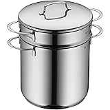 WMF Mini Nudeltopf mit Metalldeckel und Einsatz klein 18 cm, 3l, Pastatopf...