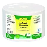 cdVet Leckstein Meersalz Vitalis 5 kg - Natürliche Salzzufuhr für Tiere, Reich...
