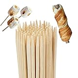Relaxdays Stockbrot Spieße aus Bambus, 100er Set, 90 cm Lange...