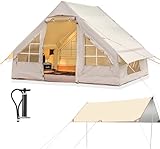 Baralir Camping Zelt 2-4 Personen, Aufblasbar Tipi Zelt Outdoor, pop up Zelt,...