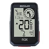 SIGMA SPORT ROX 2.0 Black | Fahrradcomputer kabellos GPS & Navigation inkl. GPS...