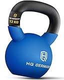 HQ Germany® Neopren Kettlebell | Vollguss | 2-32kg | Starter-Sets | ±2,0%...