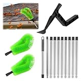 Teleskop Dachrinnenreiniger Dachrinnenbürste 2 in 1 mit Bürste &...
