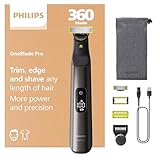 Philips OneBlade Pro 360 Face & Body - Elektrischer Bartschneider, Rasierer und...