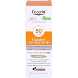 Eucerin Pigment Control Tinted Face Sun Gel-Creme LSF 50+ getönter Sonnenschutz...