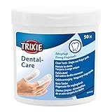 TRIXIE 29393 Dental Care Zahnpflege, Fingerpads, 50 St.