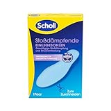 Scholl stoßdämpfende Einlegesohlen, extra dünn, 1 Paar