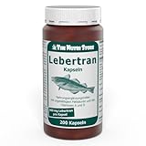 Lebertran 500 mg Kapseln 200 Stk. - mit ungesättigten Fettsäuren und den...