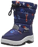Playshoes Boys Snow Boots Space Unisex-Kinder Schneestiefel, Blau (marine 11),...