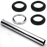 FLEXNOVA 300mm Langer Tauchrohr Siphon für Abflussverlängerung, Verchromter...