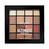 NYX Professional Makeup Lidschattenpalette mit 16 Farbtönen, Intensives und...