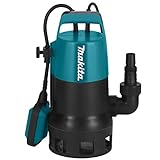 Makita PF0410 elektrische Tauchpumpe, Schmutzwasser bis 35 mm Partikelgröße,...