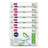 NIVEA Aloe Vera 100% Pflanzenfasern Make-up Entferner (6 x 25 Stk),...