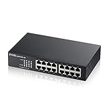 Zyxel 16-Port Gigabit Ethernet Unmanaged Switch - Design ohne Lüfter...