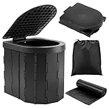 KINSPORY Campingtoilette, Mobile Toilette, Trenntoilette, Tragbare Toilette für...