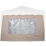 INSTENT® Basic Seitenwand/Seitenteil für Pavillon 3x3m mit Fenster oder...