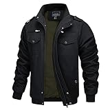 MAGCOMSEN Herren Military Jacke Leicht Übergangsjacke Winddichte Outdoorjacke...