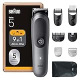Braun All-in-One Trimmer-Set 5, 9-in-1 Multigroom, Barttrimmer, Haarschneider,...