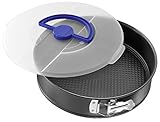 Zenker Springform Ø 26 cm mit Deckel PURE, Backform mit Antihaftbeschichtung,...