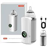 Flaschenwärmer Baby Unterwegs, Afenau 6000 MAh Tragbarer Flaschenwärmer Baby...