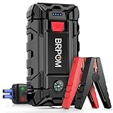 BRPOM Starthilfe Powerbank 4000A 12V (Bis Zu 7,0L Benzin Oder 5,5L Diesel) Auto...
