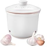 Römertopf Knoblauchtopf MINI aus Naturton, weiß, Ø 12,5 x 13 cm, ca. 200 g,...