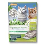 ZeoDeo-Natural Zeolith Katzenstreu Pellets für zweilagige Katzenstreu Systeme...
