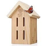 wildtier herz I Schmetterlingshaus - unbehandelt & robust, Insektenhotel...