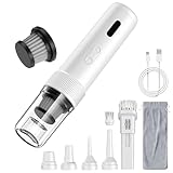 Topipop Handstaubsauger - 21000Pa 5-in-1 Kabellos Akku Staubsauger, Stark...