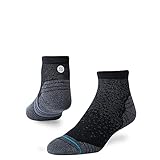 Stance Quarter Socken - Run - Feel 360 x Infiknit (Schwarz, Groß)