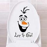 Acotobo Olaf Let It Go Aufklebe Gefrorene Königin Aufkleber Sticker WC...