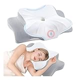 DONAMA Memory Foam Kissen ergonomisches Nackenkissen Kopfkissen...