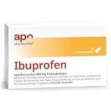 apodiscounter Ibuprofen 400 mg Schmerztabletten (50 Stk) - schnell wirksam &...