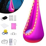 XPJBKC Hängehöhle, Pod Schaukelsitz mit LED&Aufblasbarem Kissen, DIY...