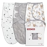 GLLQUEN BABY Swaddles Pucksack Baby 0-3 Monate,100% Bio-Baumwolle Baby...