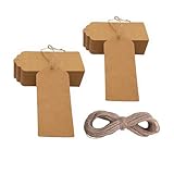 Geschenkanhänger Kraftpapier 100stk,Braun,Geschenk Anhänger,Kraftpapier...