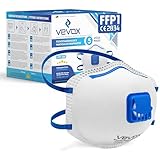 VEVOX® FFP1 Maske mit Ventil – 5er, 10er oder 20er Set – Staubmaske –...
