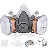 AirGearPro M-500 Atemschutzmaske mit Filter, Gasmaske Staubfilter für...