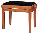 Classic Cantabile Pianobank Buche-matt (Höhenverstellbar von 47-56cm,...